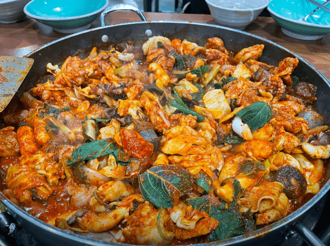 육해공 한판 닭갈비